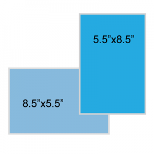 5.5x8.5 PostCards |Half page size 5.5x8.5 PostCards