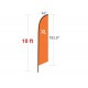 Feather Angled FlagFlag Poles -Print Texan
