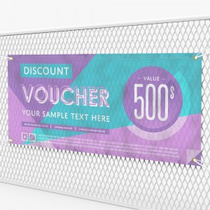 Wind Free Mesh Banner