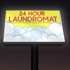 Night Time Backlit Banner