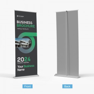 Silver Deluxe Banner Stand Silver Deluxe Banner Stand