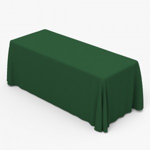 Table Cover Throw — Solid blank color Table Cover Throw — With full color prints
