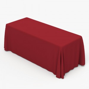 Table Cover Throw — Solid blank color Table Cover Throw — With full color prints