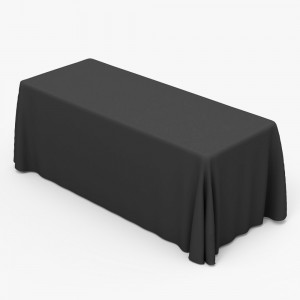 Table Cover Throw — Solid blank color Table Cover Throw — With full color prints