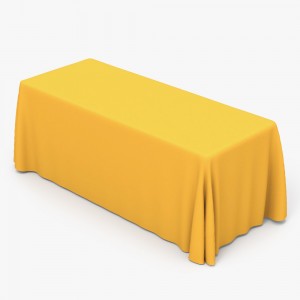 Table Cover Throw — Solid blank color Table Cover Throw — With full color prints